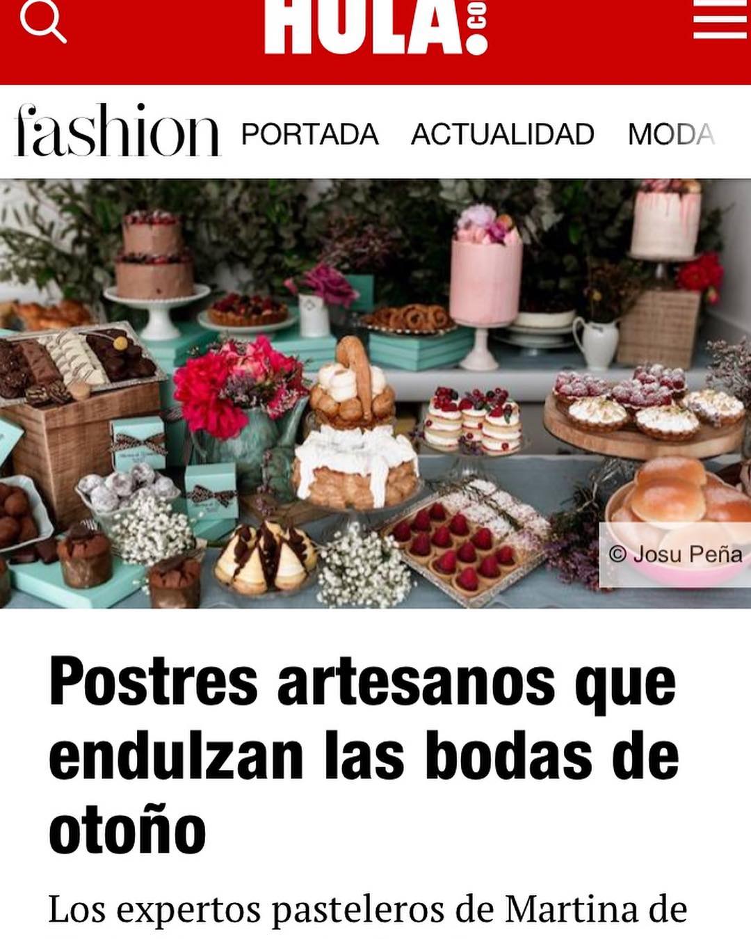 Martina de zuricalday en Revista Hola