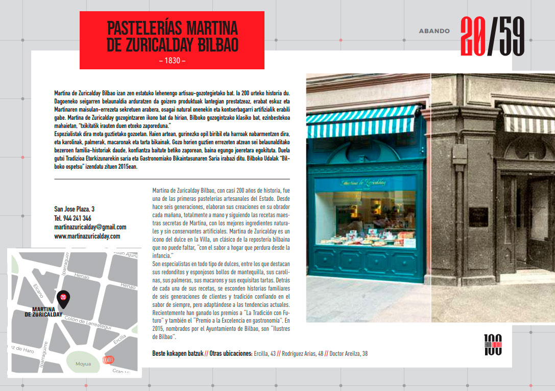 El comercio m&aacute;s antiguo de la Villa de Bilbao - Pasteler&iacute;a m&aacute;s longeva de Espa&ntilde;a